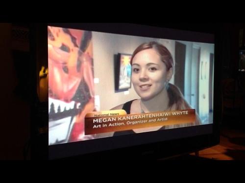 Interview for APTN: Art in Action Making National News!